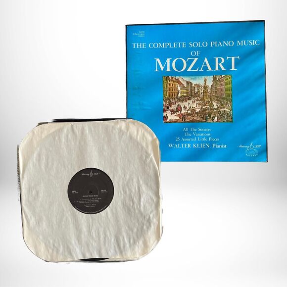 RARE 1970 Complete Set Solo Piano Music Of Mozart by Walter Klien - Picture 4 of 5